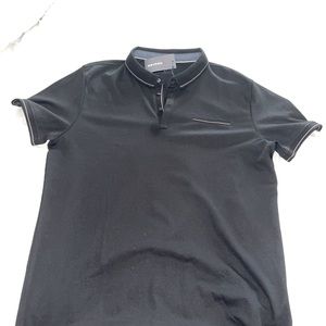Devred black polo shirt new with tags from France L